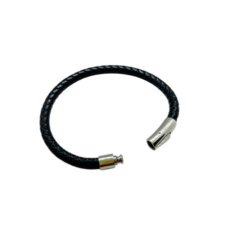 bracelet black leather for men